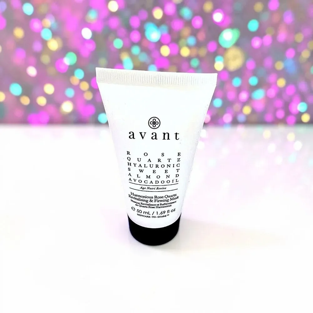 Avant Rose Quartz Hyaluronic & Almond Revitalising & Firming Mask 1.69 oz NWOB